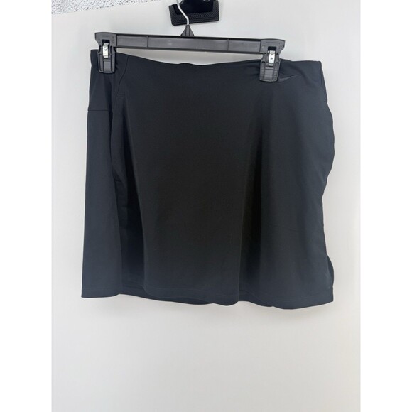 Nike Dri Fit 17" Golf Skirt skort Women Gridiron Medium standard fit black - Picture 3 of 15